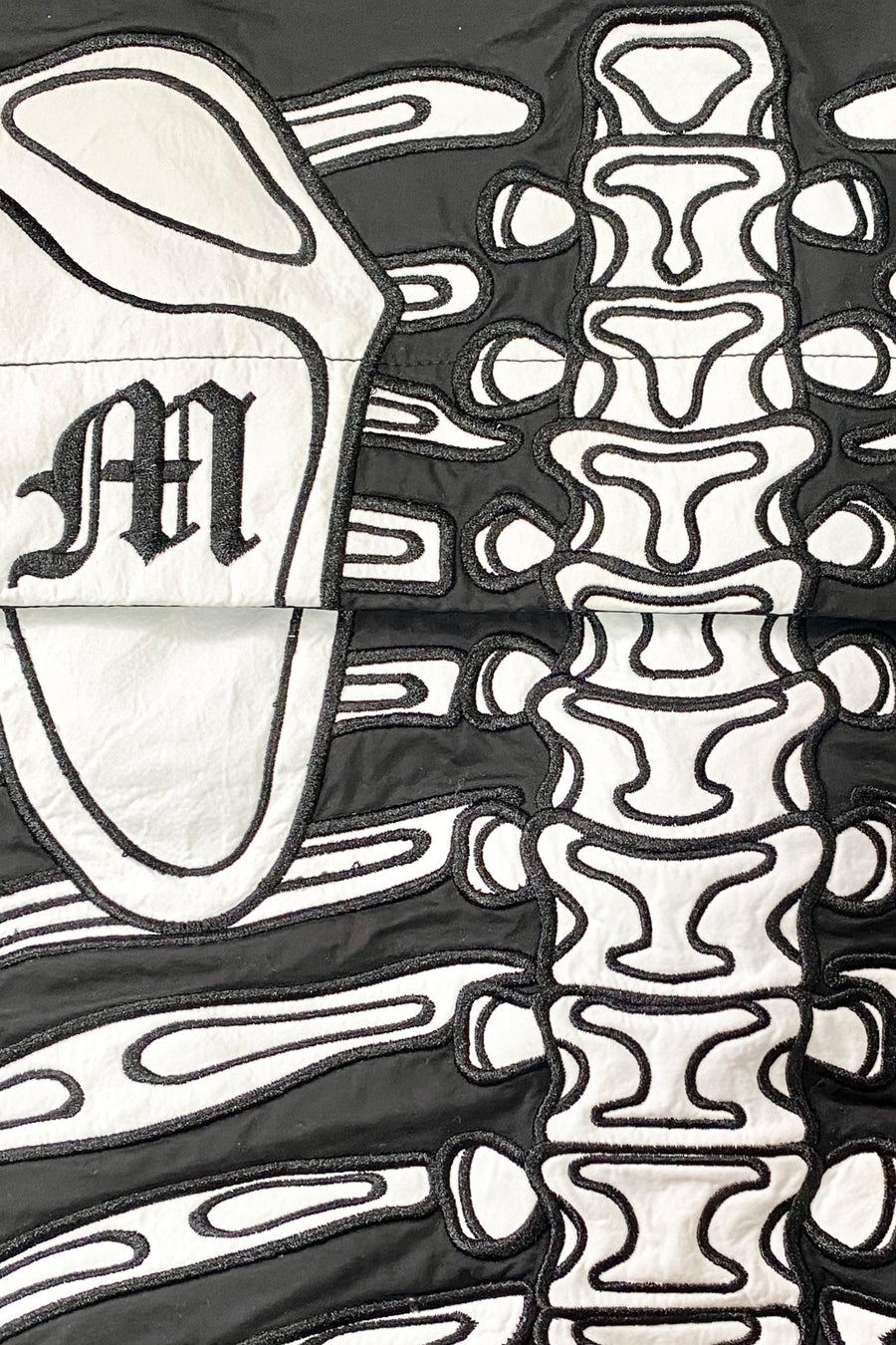 MAYO アノラック ブラック BONE embroidery anorak