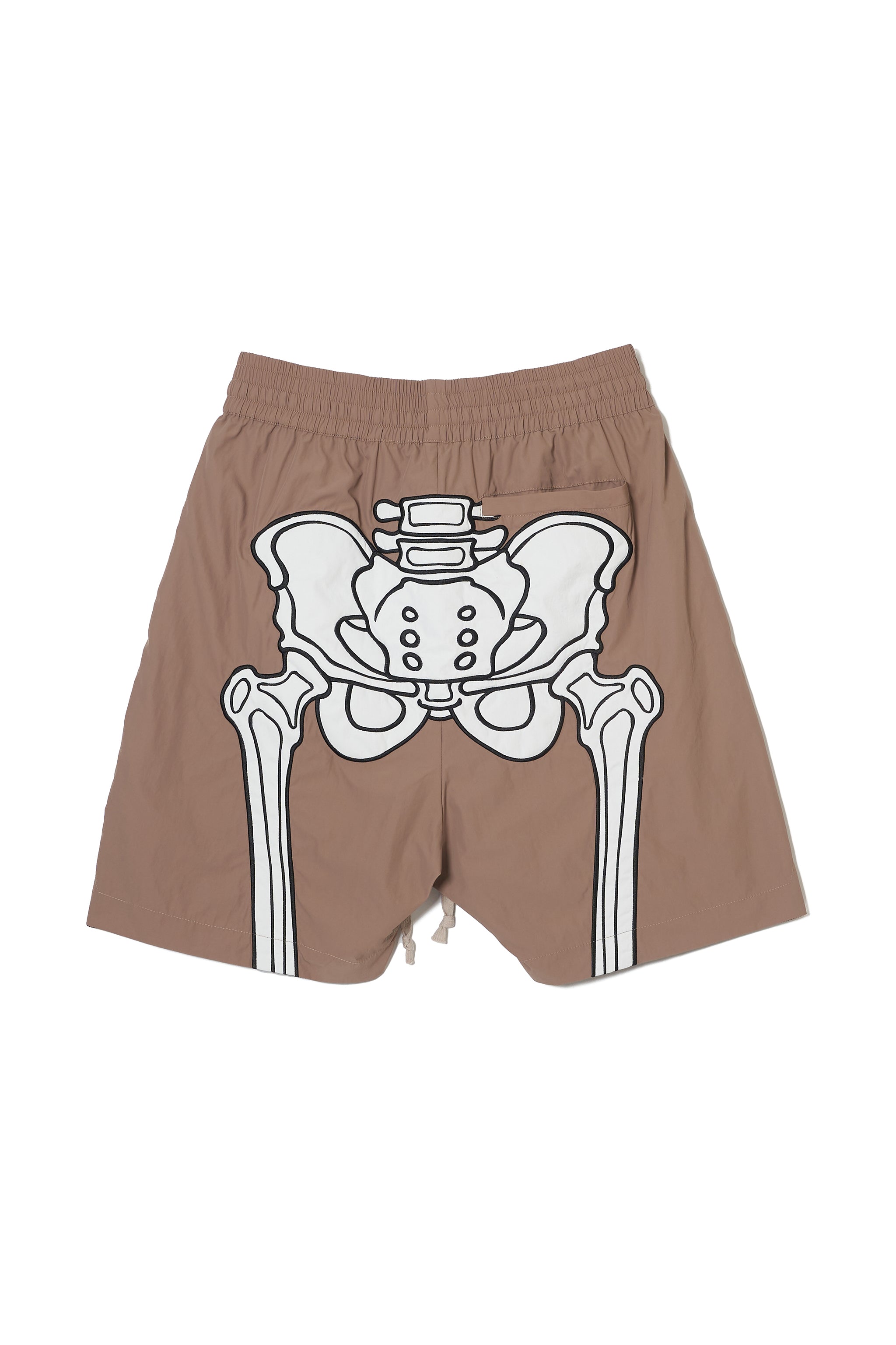 MAYO】MAYO BONES Embroidery Shorts - BEIGE