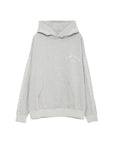 Forget me not embroidery HOODIE - GRAY