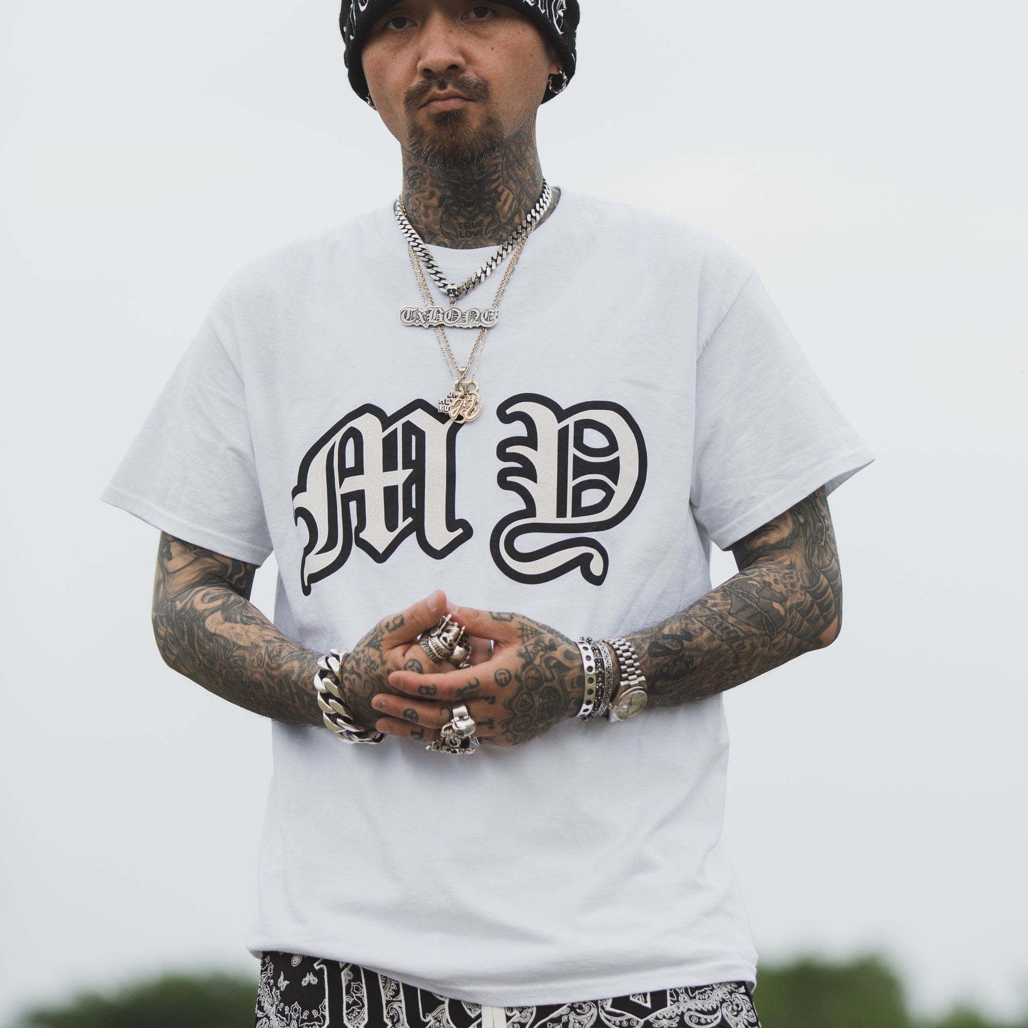 MY LOGO PRINT Short Sleeve Tee - WHITE