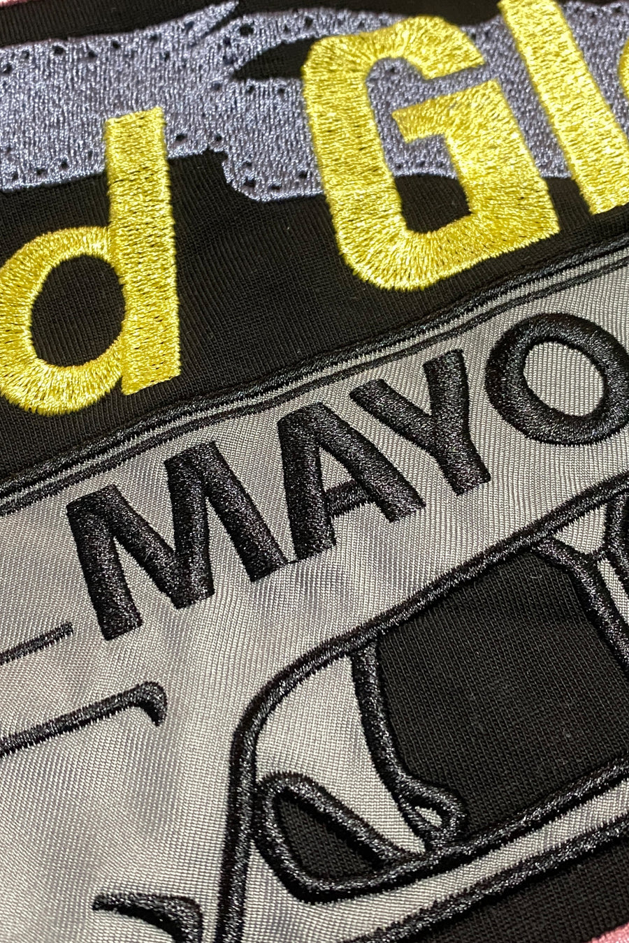 Hard Glock MAYO Embroidery Long Sleeve Tee - BLACK