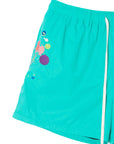 MAYO PAINT Embroidery Swim Shorts -  KINMIYA BLUE