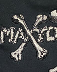 MAYO CROSS BONES Embroidery Hoodie - BLACK