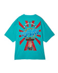 Sunshine Embroidery short Sleeve Tee - KINMIYA BLUE