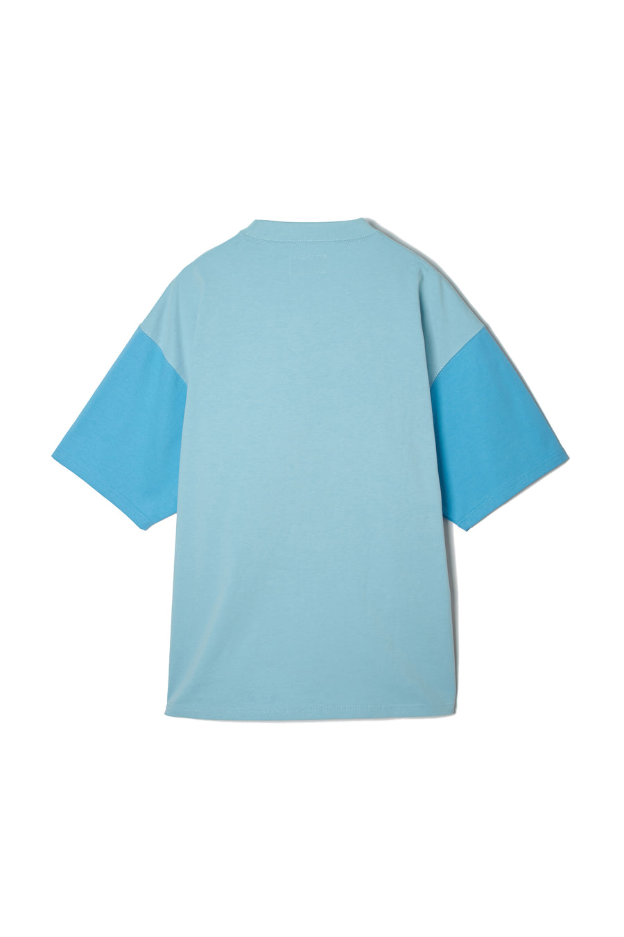FORGET ME NOT MAYO Embroidery short Sleeve Tee - BLUE