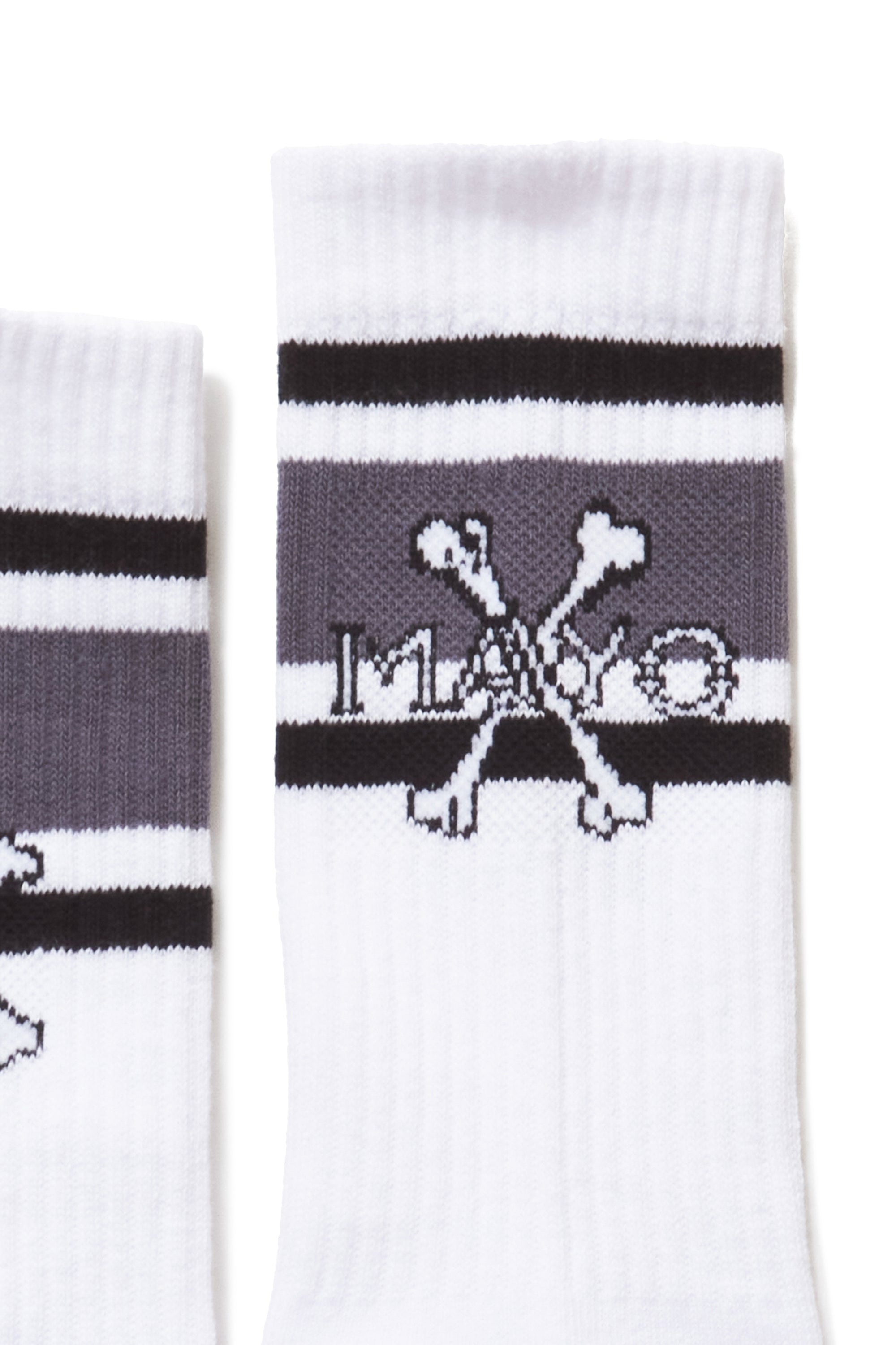 MAYO CROSS BONE SOX - WHITE