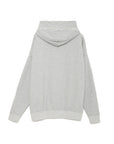 Forget me not embroidery HOODIE - GRAY