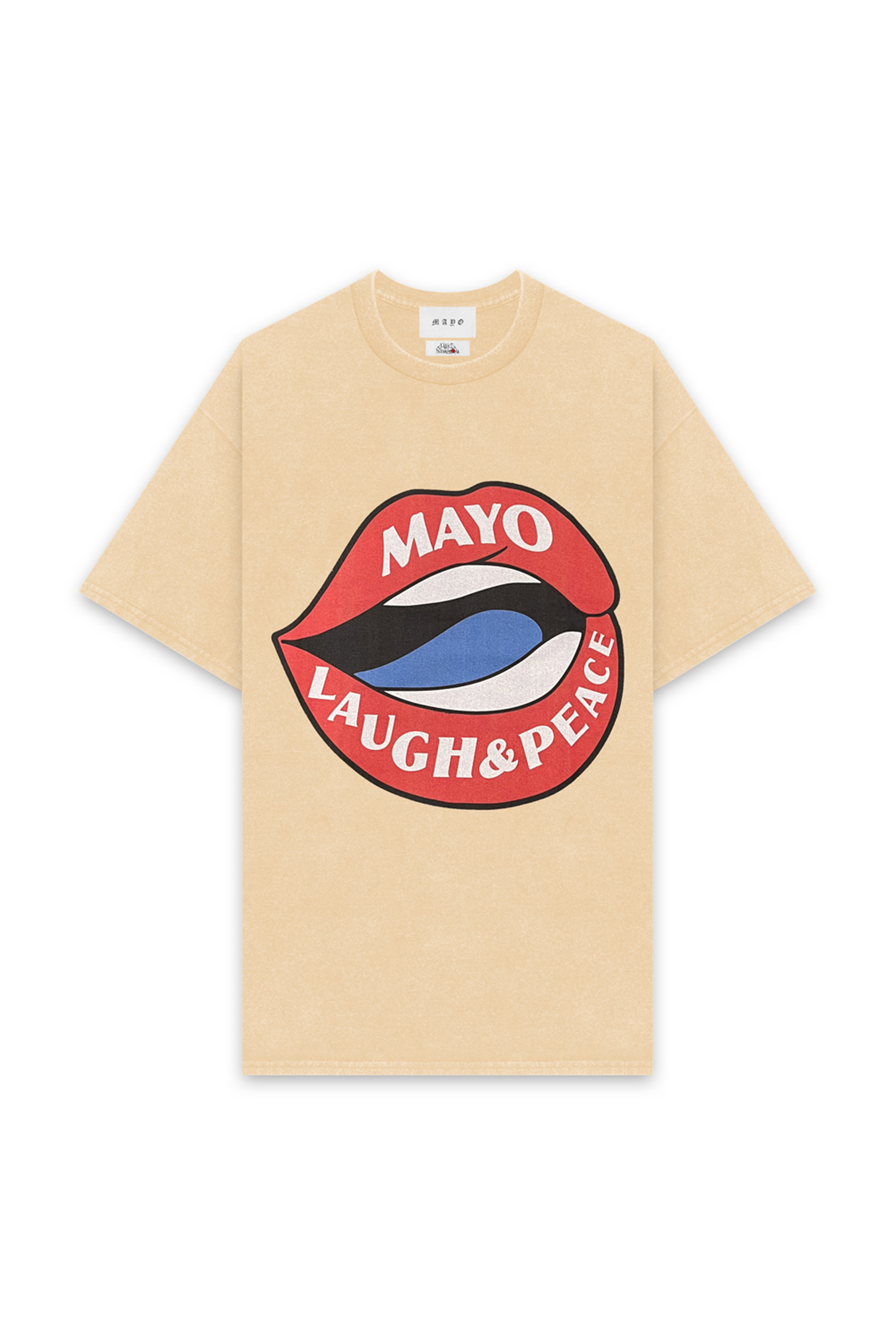 LAUGH & MAYO RIP Short Sleeve Tee - YELLOW