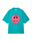 HEAD SHOT Embroidery short Sleeve Tee - KINMIYA BLUE