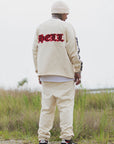 MAYO HEAVEN&HELL Embroidery Crew neck - OFF WHITE