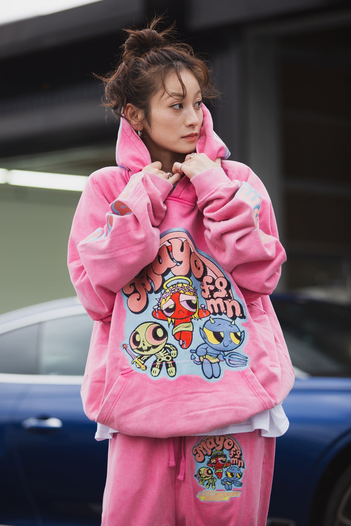 POWERPUFF MAYO EMBROIDERY HOODIE