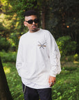 SWORDS SUNSHINE EMBROIDERY & PRINT LONG SLEEVE TEE