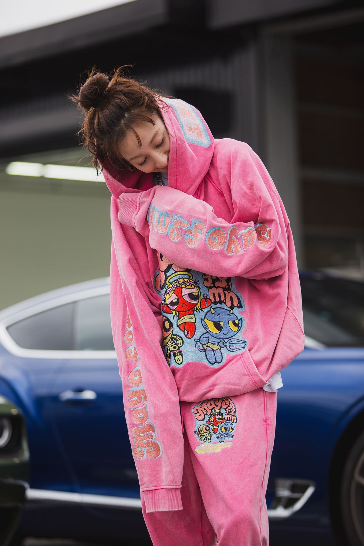 POWERPUFF MAYO EMBROIDERY HOODIE