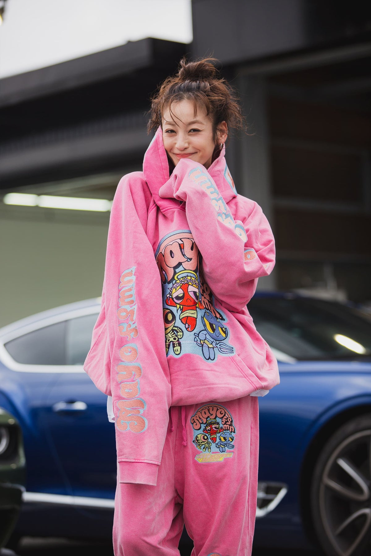 POWERPUFF MAYO EMBROIDERY HOODIE