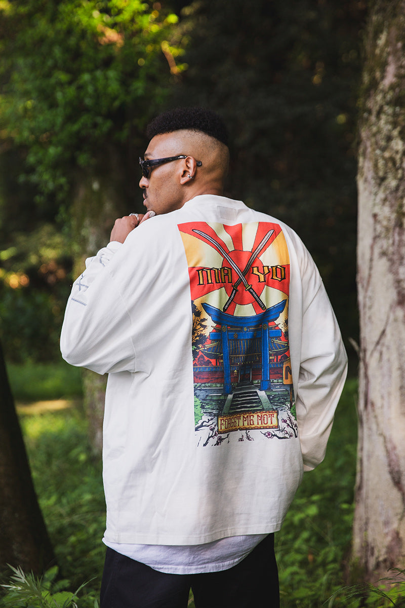 SWORDS SUNSHINE EMBROIDERY &amp; PRINT LONG SLEEVE TEE