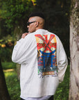 SWORDS SUNSHINE EMBROIDERY & PRINT LONG SLEEVE TEE