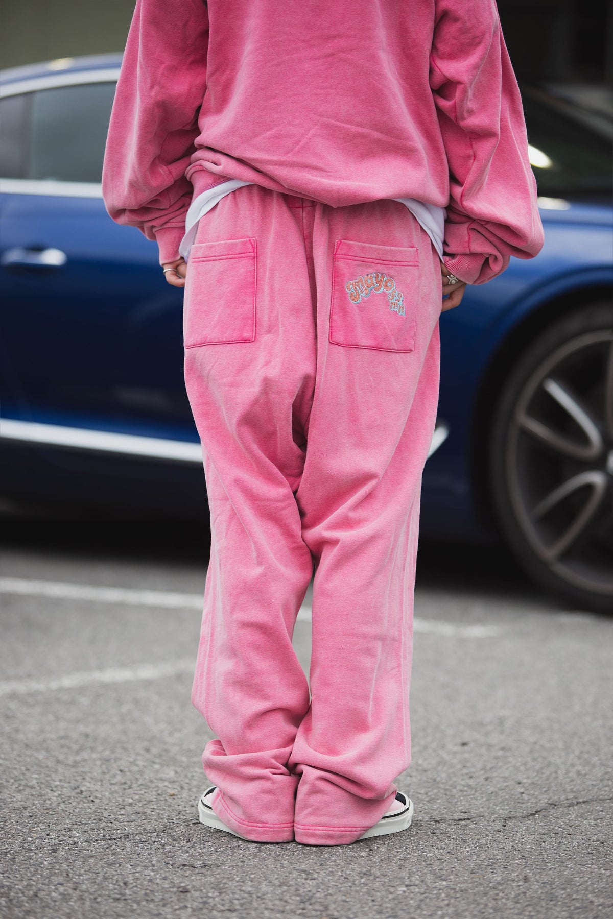 POWERPUFF MAYO EMBROIDERY SWEAT PANTS