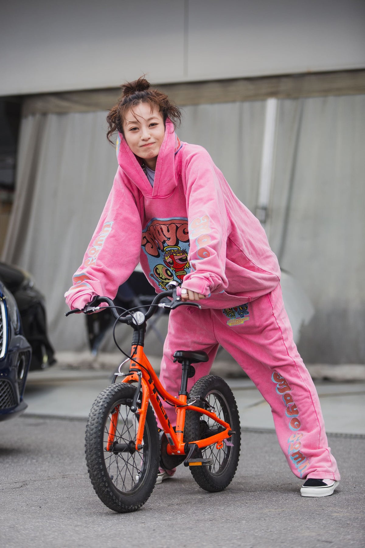 POWERPUFF MAYO EMBROIDERY SWEAT PANTS