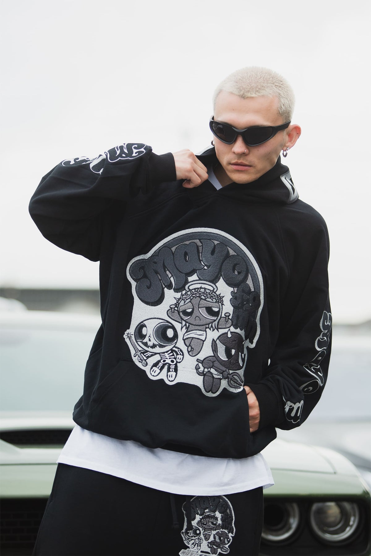 POWERPUFF MAYO EMBROIDERY HOODIE