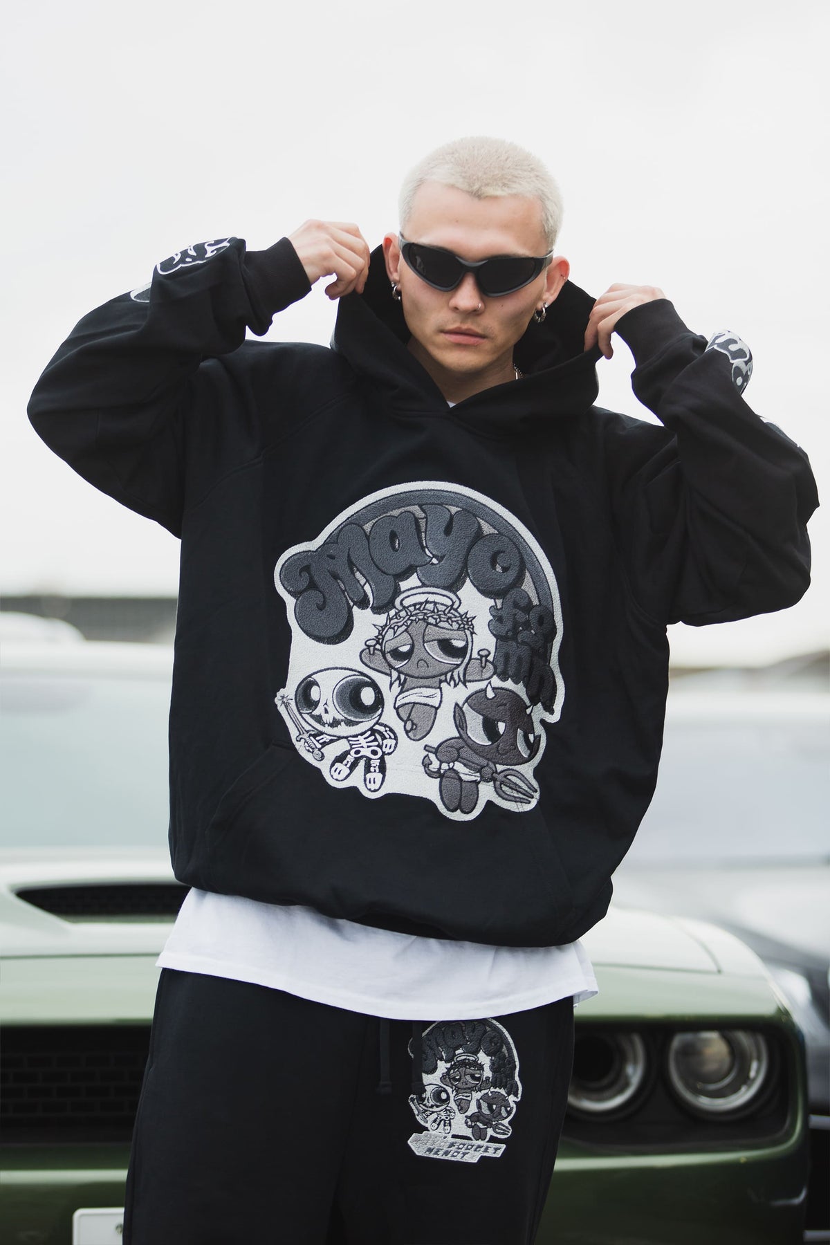 POWERPUFF MAYO EMBROIDERY HOODIE