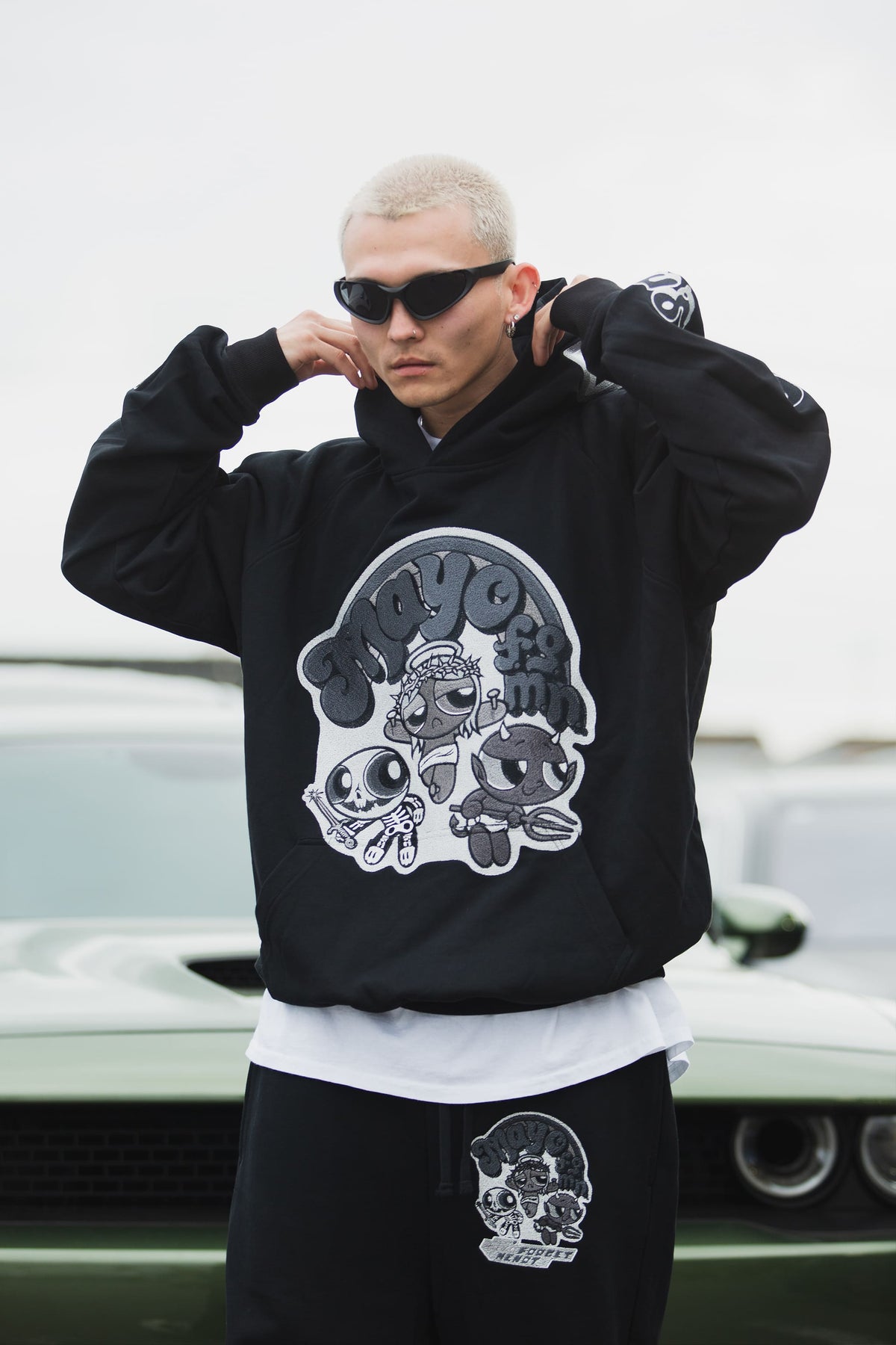 POWERPUFF MAYO EMBROIDERY HOODIE