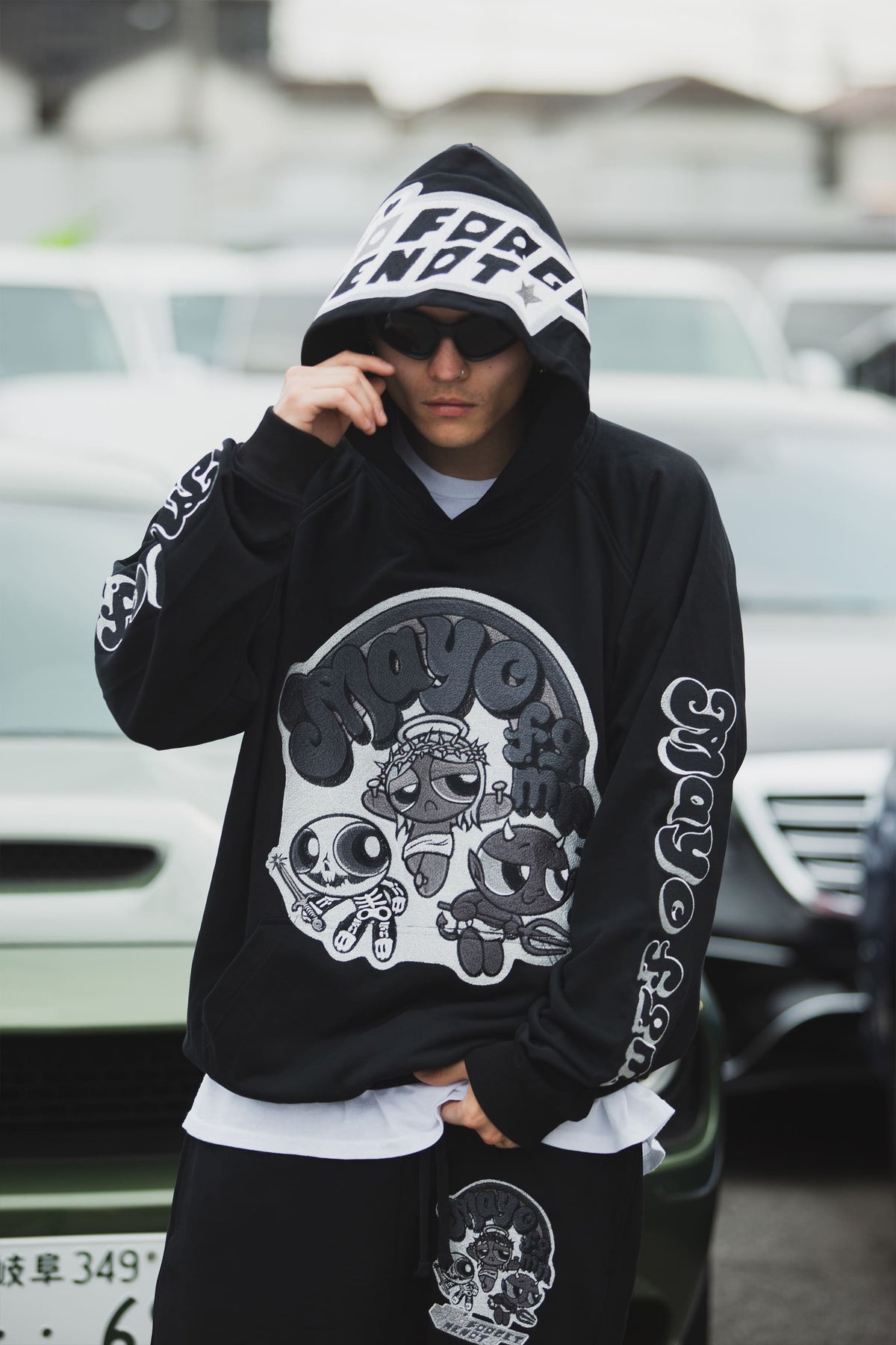 POWERPUFF MAYO EMBROIDERY HOODIE