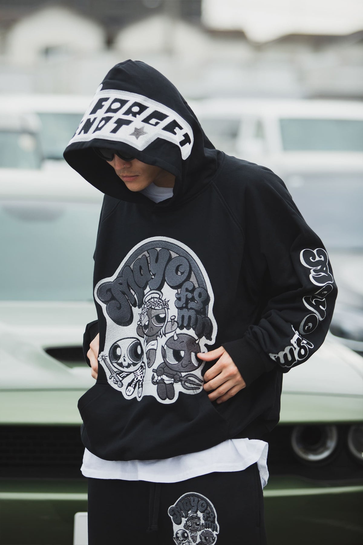 POWERPUFF MAYO EMBROIDERY HOODIE