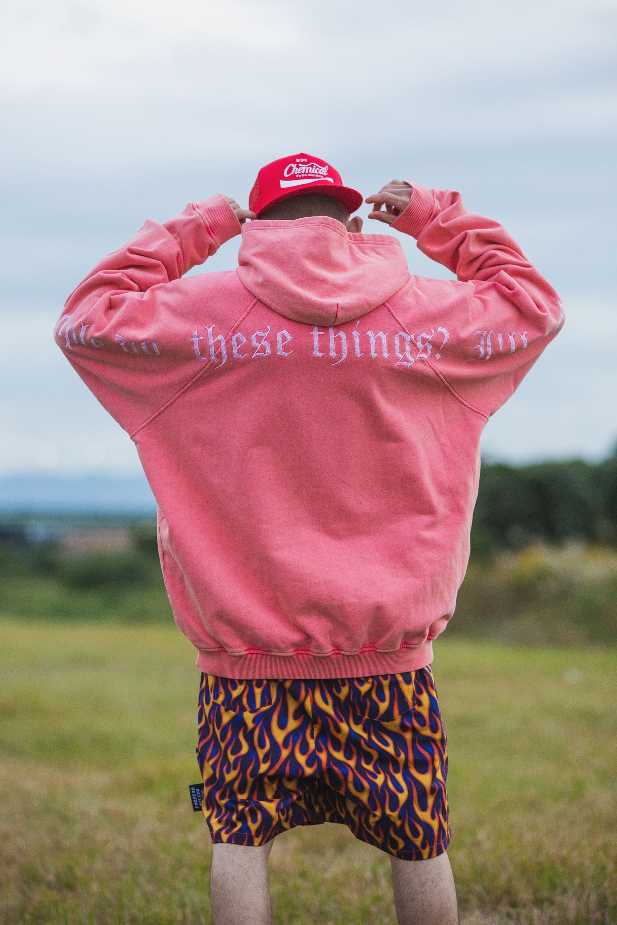 ENJOY CHEMICAL EMBROIDERY HOODIE