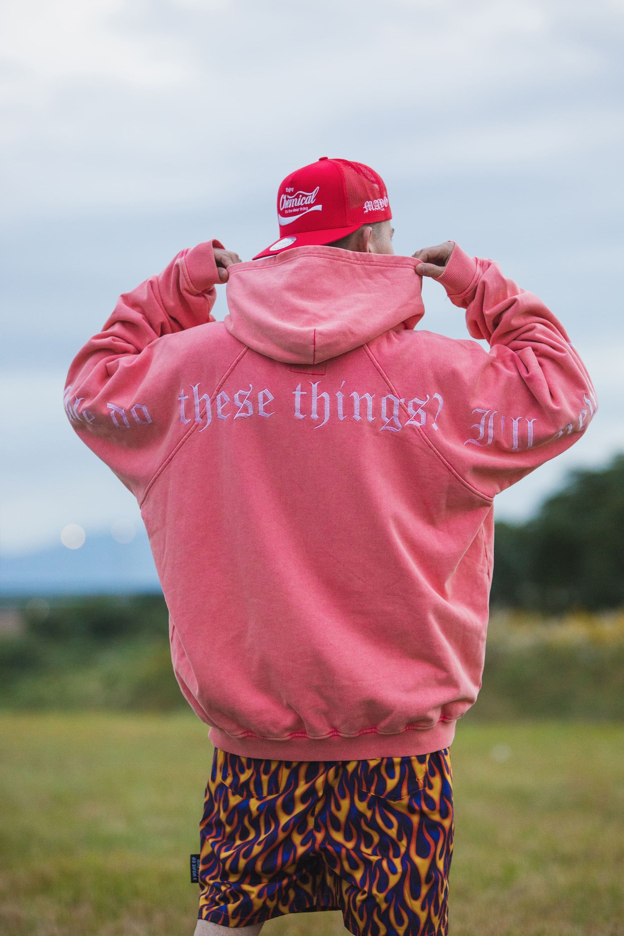 ENJOY CHEMICAL EMBROIDERY HOODIE