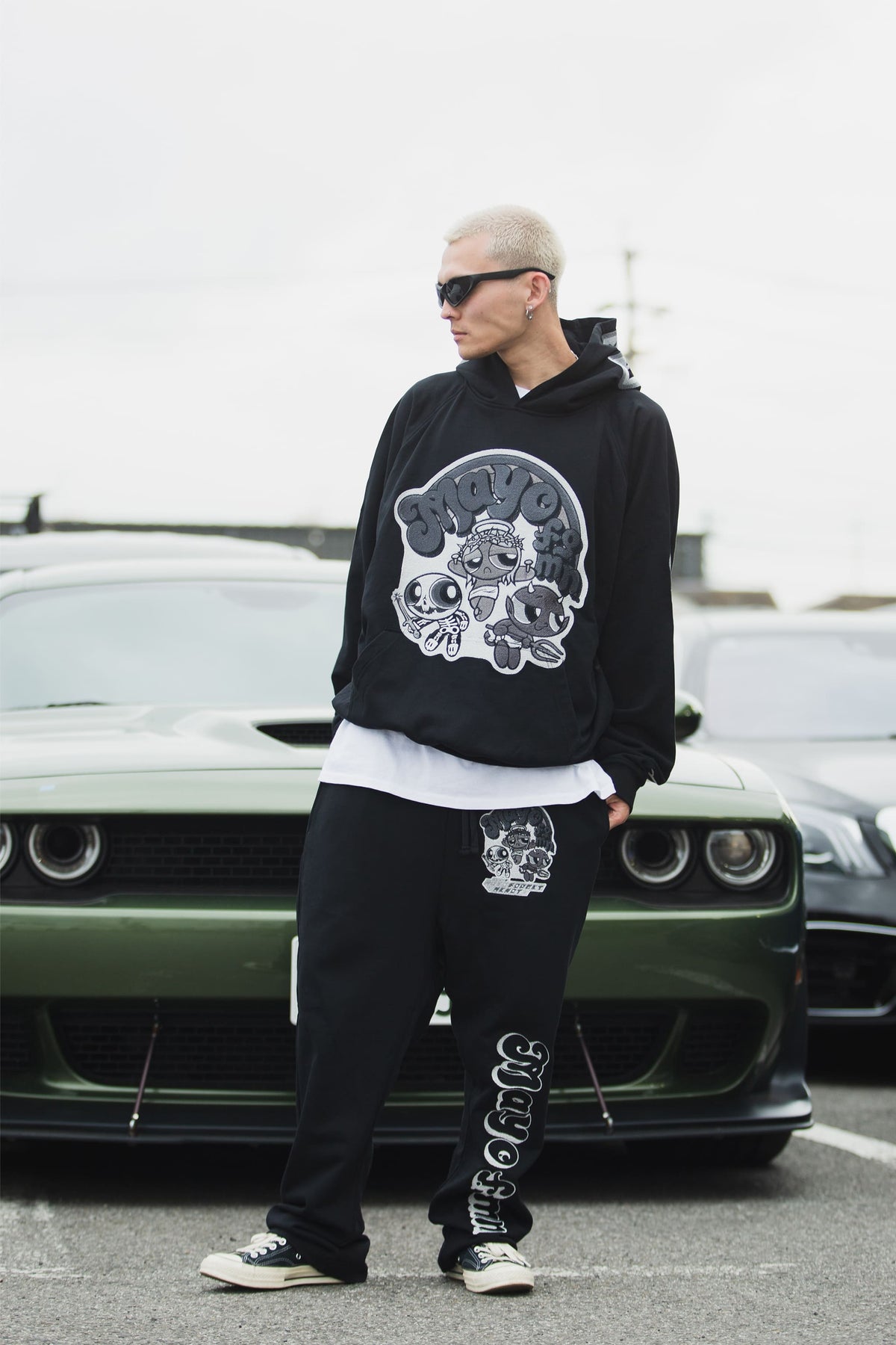 POWERPUFF MAYO EMBROIDERY SWEAT PANTS
