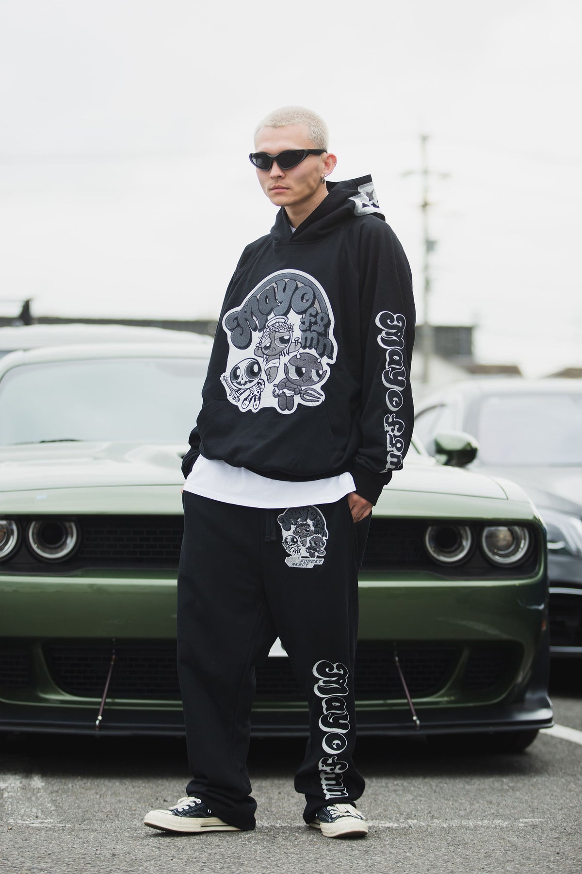 POWERPUFF MAYO EMBROIDERY SWEAT PANTS