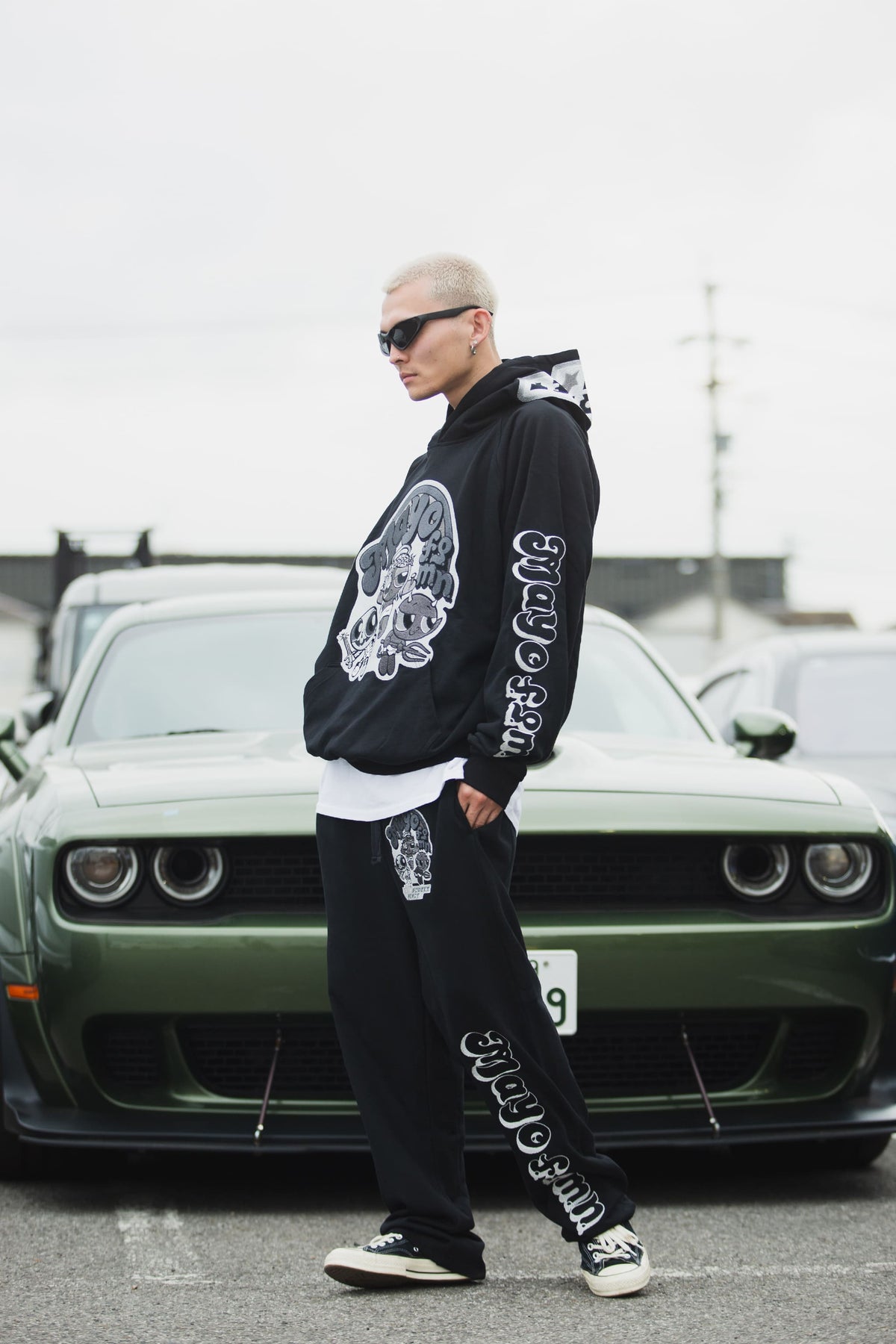POWERPUFF MAYO EMBROIDERY SWEAT PANTS