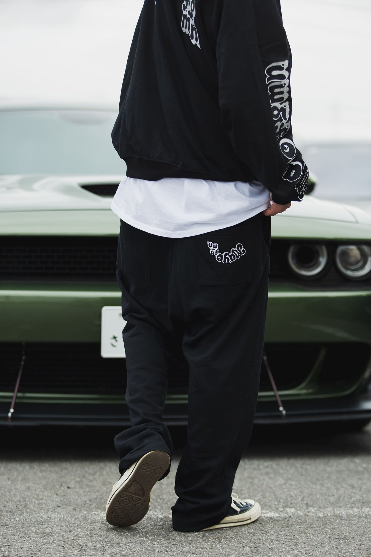 POWERPUFF MAYO EMBROIDERY SWEAT PANTS