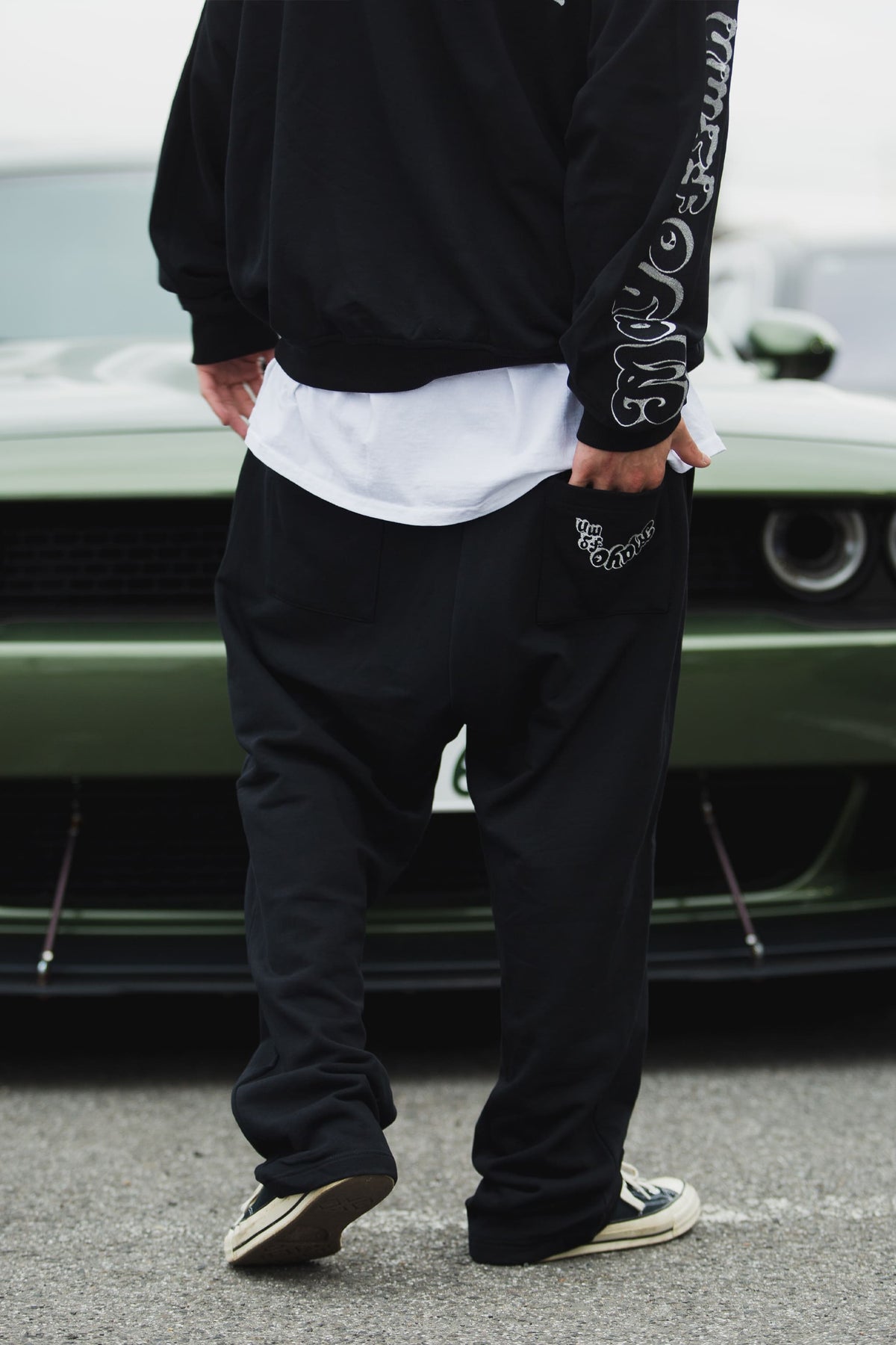 POWERPUFF MAYO EMBROIDERY SWEAT PANTS