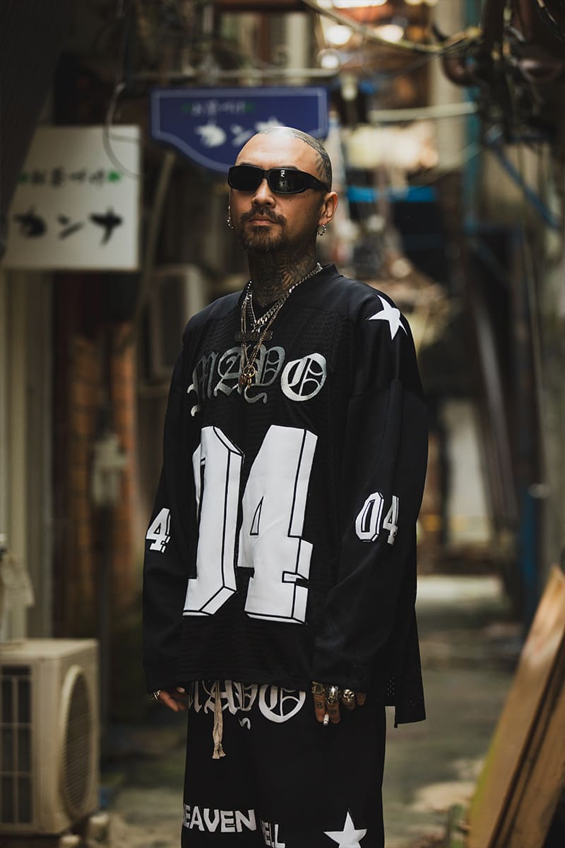 MAYO】MAYO 刺繍 ゲームシャツ - BLACK