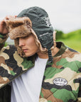 MAYO LOGO EMBROIDERY FADE NYLON BOA CAP