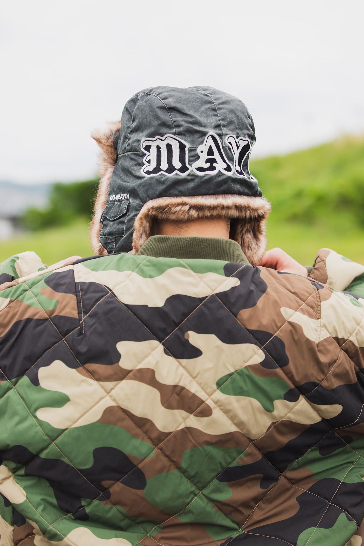 MAYO LOGO EMBROIDERY FADE NYLON BOA CAP