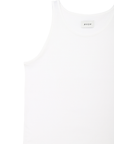 MAYO LAYERED Plain TANK TOP -WHITE