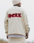 MAYO HEAVEN&HELL Embroidery Crew neck - OFF WHITE