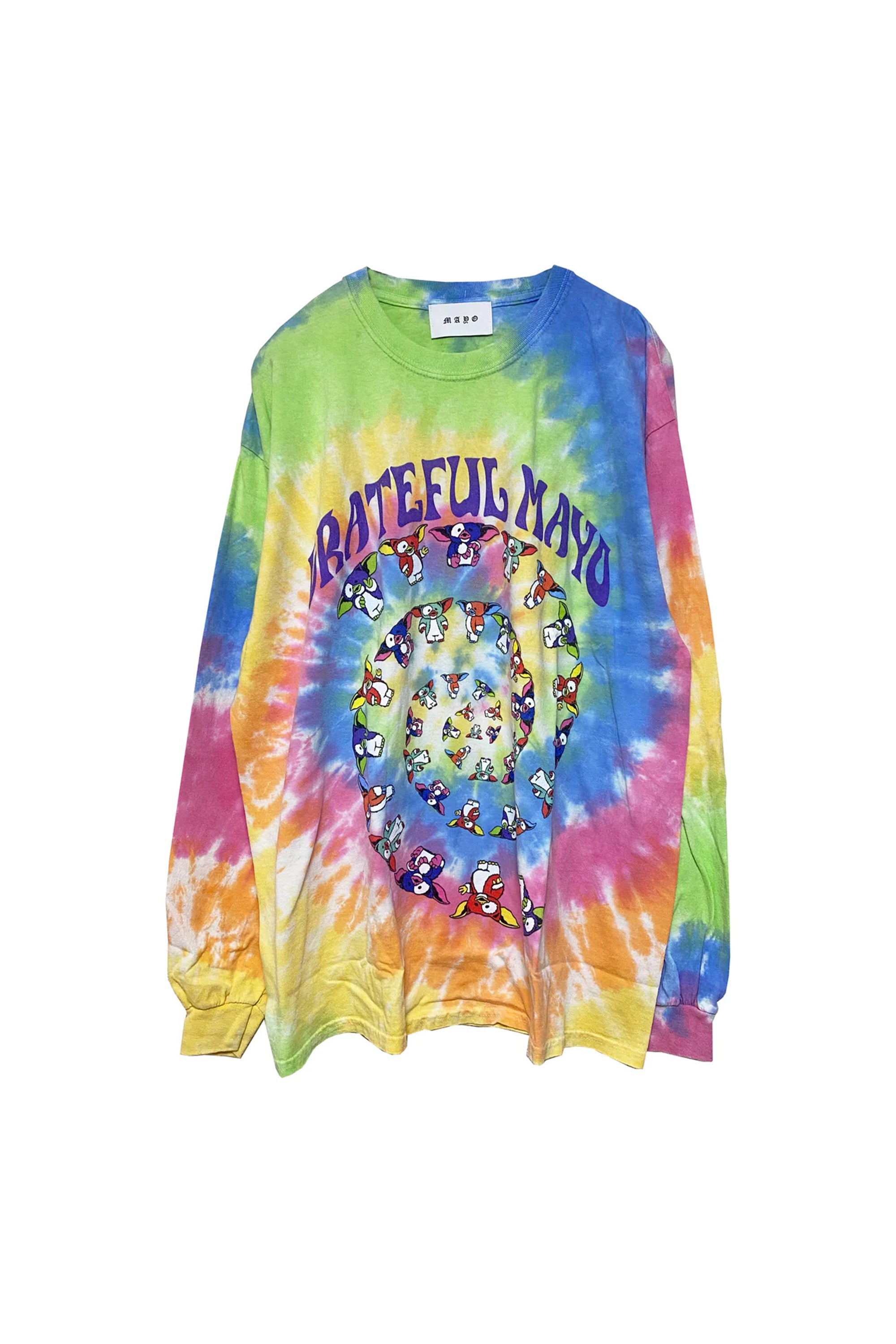 GRATEFUL MAYO Long Sleeve Tee - TIE DYE ETERNITY