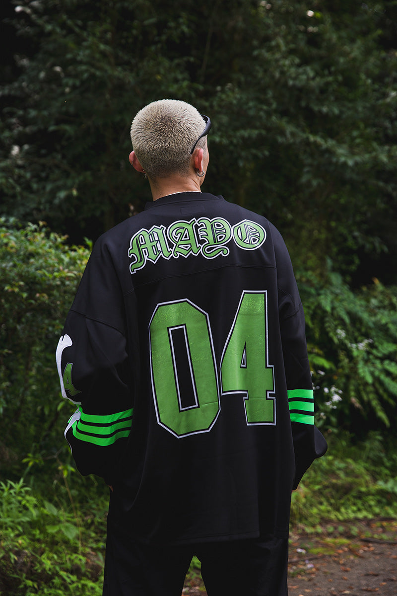 BONE EMBROIDERY LONG SLEEVE GAME SHIRTS