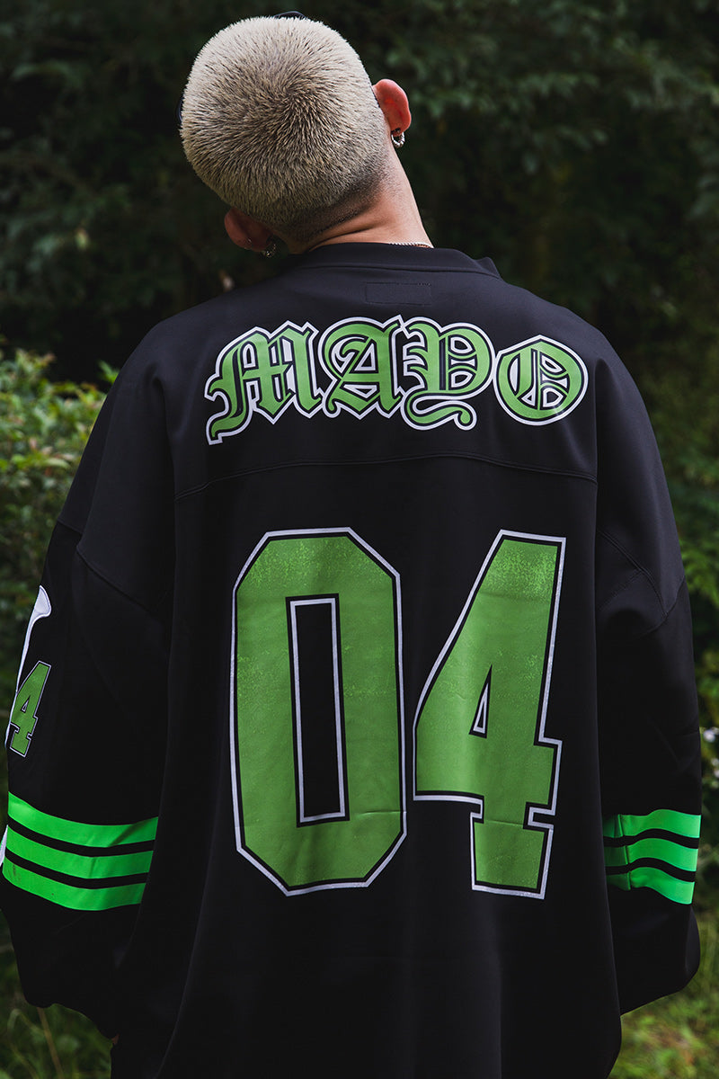 BONE EMBROIDERY LONG SLEEVE GAME SHIRTS