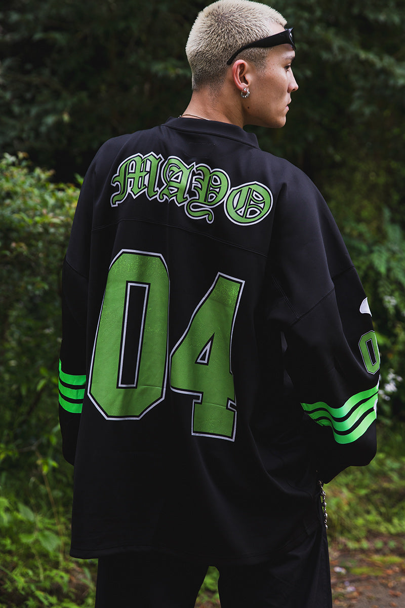 BONE EMBROIDERY LONG SLEEVE GAME SHIRTS