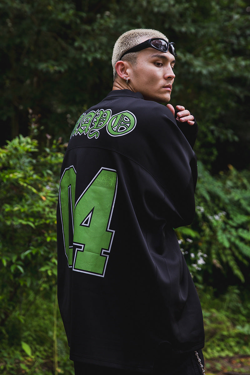 BONE EMBROIDERY LONG SLEEVE GAME SHIRTS