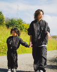 【KIDS】FGMN MAYO EMBROIDERY NYLON CARGO PANTS - BLACK