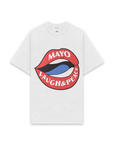 LAUGH & MAYO RIP Short Sleeve Tee - WHITE