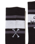 MAYO CROSS BONE SOX - BLACK