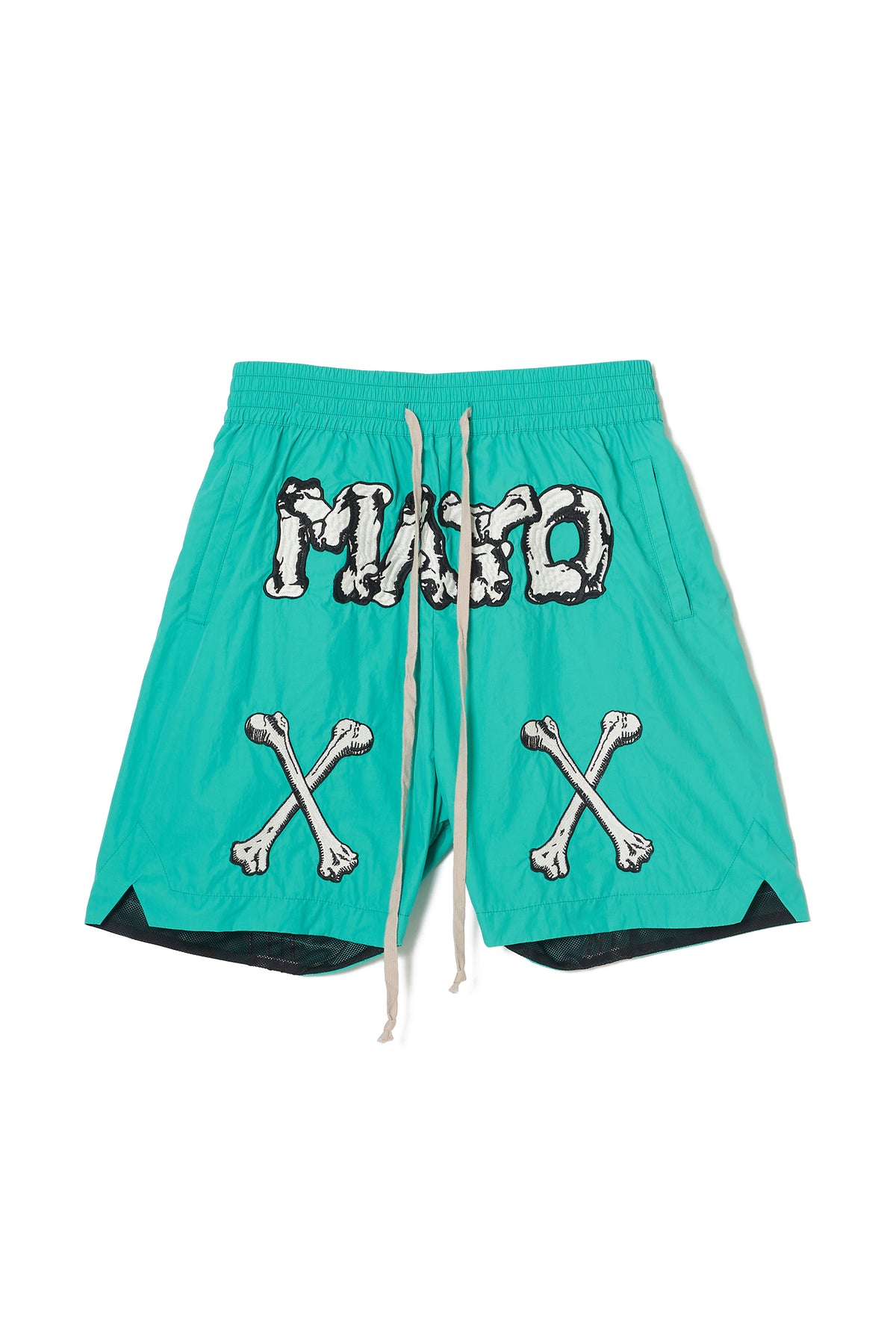 MAYO】【WEB LIMITED】MAYO BONES Embroidery Shorts - KINMIYA BLUE