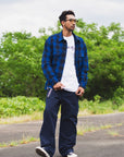 PLAIN LONG SLEEVED CHECK SHIRT