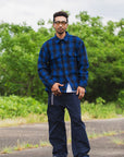 PLAIN LONG SLEEVED CHECK SHIRT